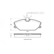 363702160921 MAGNETI MARELLI Колодки тормозные