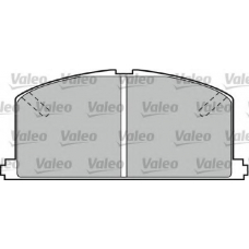 551043 VALEO Комплект тормозных колодок, дисковый тормоз