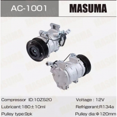 AC-1001 MASUMA Ac1001       компрессоры кондиционера masuma, land cruiser, lx570 / urj202l, urj201l / 1urfe, 3urfe