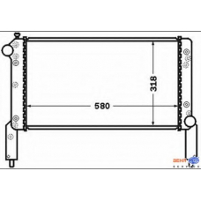 8MK 376 767-671 HELLA Радиатор, охлаждение двигателя