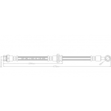 7041 REMKAFLEX Тормозной шланг