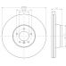 MDC1941 MINTEX Тормозной диск