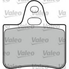 540029 VALEO Комплект тормозных колодок, дисковый тормоз