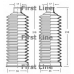 FSG3237 FIRST LINE Пыльник, рулевое управление