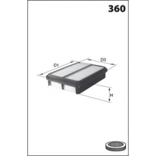 ELP3992 MECAFILTER Воздушный фильтр