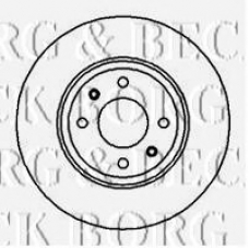 BBD4976 BORG & BECK Тормозной диск