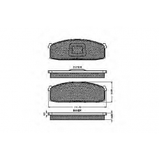 30191 SPIDAN Комплект тормозных колодок, дисковый тормоз