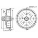 801231 Vema Тормозной барабан