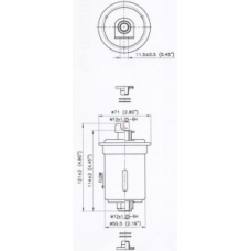 S 1640 B SOFIMA Топливный фильтр