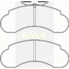 21573 00 706 00 BRECK Комплект тормозных колодок, дисковый тормоз