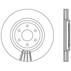 BDR2549.20 OPEN PARTS Тормозной диск