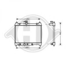 8660552 DIEDERICHS Радиатор, охлаждение двигателя