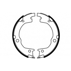 09-0700 E.T.F. Комплект тормозных колодок; Комплект тормозных кол