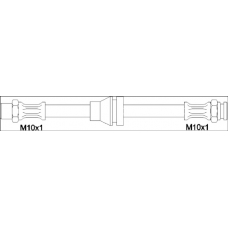 G1900.43 WOKING Тормозной шланг