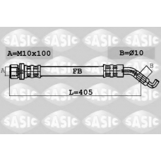 6606107 SASIC Тормозной шланг