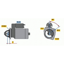 0 986 018 860 BOSCH Стартер