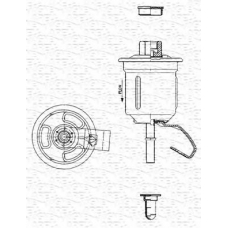 213908307600 MAGNETI MARELLI Топливный фильтр