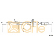 10.336 COFLE Трос, управление сцеплением