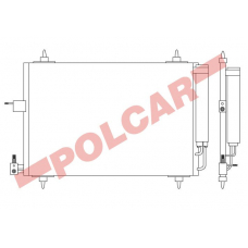 2327K8C1 POLCAR Skraplacze klimatyzacji