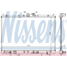 628031 NISSENS Радиатор, охлаждение двигателя