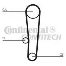 CT1017K1 CONTITECH Комплект ремня грм