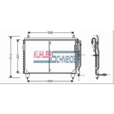 0319401 KUHLER SCHNEIDER Конденсатор, кондиционер