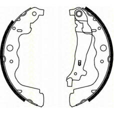 8100 25004 TRISCAN Комплект тормозных колодок