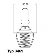 3469.91D WAHLER Термостат, охлаждающая жидкость