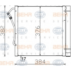 8FC 351 301-274 HELLA Конденсатор, кондиционер