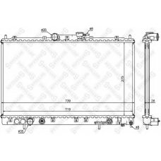 10-25179-SX STELLOX Радиатор, охлаждение двигателя