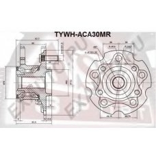 TYWH-ACA30MR ASVA Ступица колеса