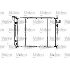 731088 VALEO Радиатор, охлаждение двигателя