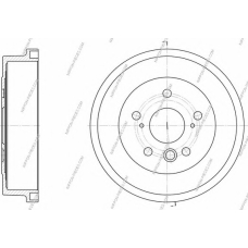 T340A12 NPS Тормозной барабан