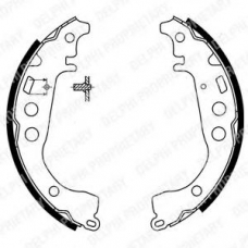 LS1854 DELPHI Комплект тормозных колодок