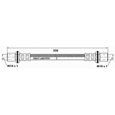 FBH6445 FIRST LINE Тормозной шланг