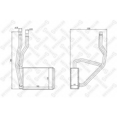 10-35132-SX STELLOX Теплообменник, отопление салона