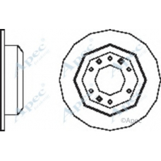 DSK2564 APEC Тормозной диск