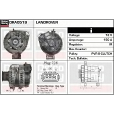 DRA0519 DELCO REMY Генератор