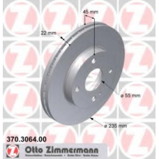 370.3064.00 ZIMMERMANN Тормозной диск