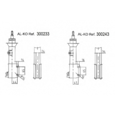 300243 AL-KO Амортизатор