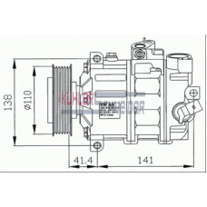 8406931 KUHLER SCHNEIDER Компрессор, кондиционер