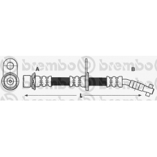 T 83 009 BREMBO Тормозной шланг