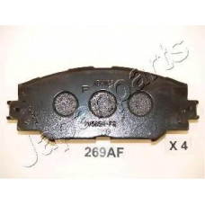 PA-269AF JAPANPARTS Комплект тормозных колодок, дисковый тормоз