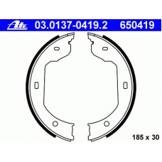 03.0137-0419.2 ATE Комплект тормозных колодок, стояночная тормозная с