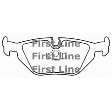 FBP3110 FIRST LINE Комплект тормозных колодок, дисковый тормоз