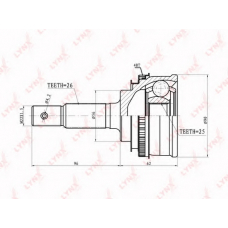 CO-7525A LYNX Шрус