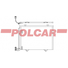 5002K83X POLCAR Skraplacze klimatyzacji