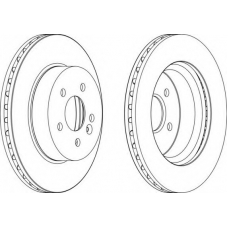 DDF1036-1 FERODO Тормозной диск