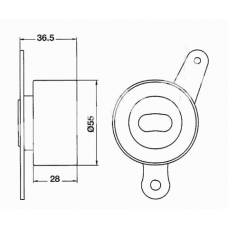 ITB-6400 IPS Parts Устройство для натяжения ремня, ремень грм