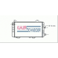 1813301 KUHLER SCHNEIDER Радиатор, охлаждение двигател